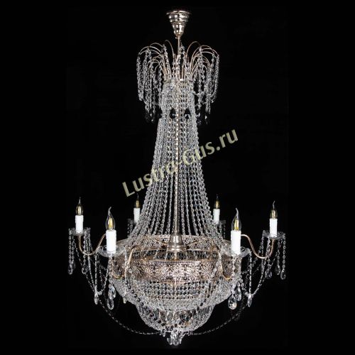 Люстра Елизавета Восток черная в Костроме Гусь Хрустальный