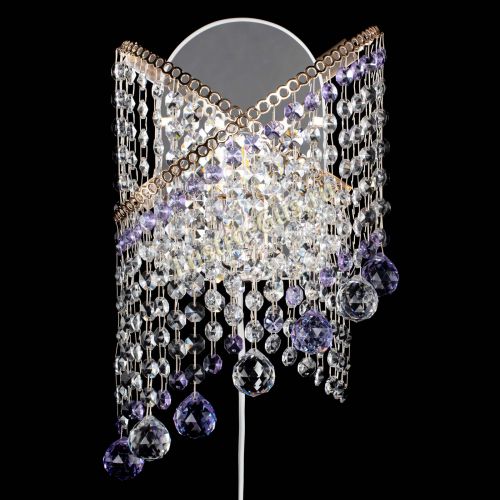 Бра Космея №3 фиолетовая в Костроме Гусь Хрустальный