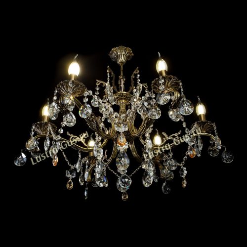 Люстра бронзовая Милана №6 Звездочка в Костроме Гусь Хрустальный