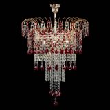 Люстра Агата Венеция №4 длинная Красная в Костроме