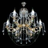 Люстра Елизавета малая Зеленая (рожки - металл) в Костроме Люстра Елизавета малая Зеленая (рожки - металл) в Костроме