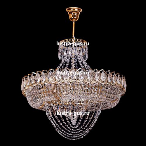 Люстра Кольцо водоворот подвесная в Костроме Гусь Хрустальный