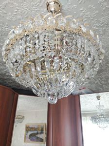 Люстра Кольцо Классика Пластинка с подвесом в Костроме отзыв и фото покупателя
