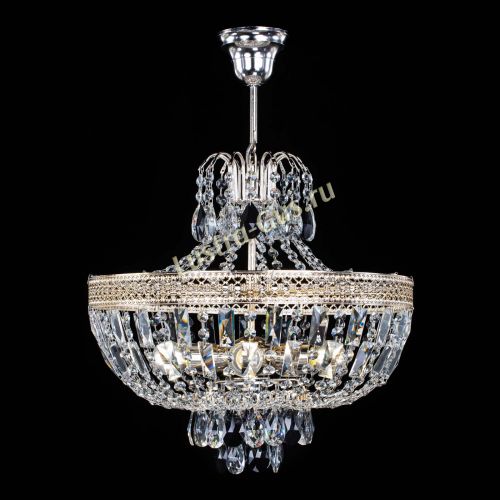 Люстра Венеция Астра №5 черная в Костроме Гусь Хрустальный