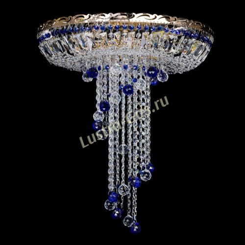 Люстра Диана №6 Шар 30 синяя в Костроме Гусь Хрустальный