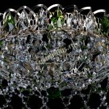 Люстра Хрустальный Каскад Ажур зеленый в Костроме Люстра Хрустальный Каскад Ажур зеленый в Костроме