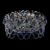 Люстра Хрустальный Каскад Ажур синий в Костроме Люстра Хрустальный Каскад Ажур синий в Костроме