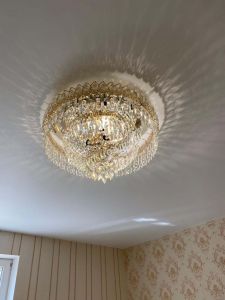 Люстра Хрустальный Каскад Перо в Костроме отзыв и фото покупателя