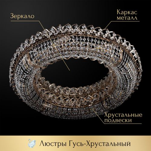 Люстра Кольцо оптикон в Костроме Гусь Хрустальный