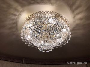 Люстра Водопад шар в Костроме отзыв и фото покупателя
