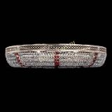 Люстра Венеция Кольцо №8 красное в Костроме Люстра Венеция Кольцо №8 красное в Костроме