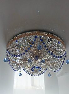 Люстра Виктория Синяя в Костроме отзыв и фото покупателя